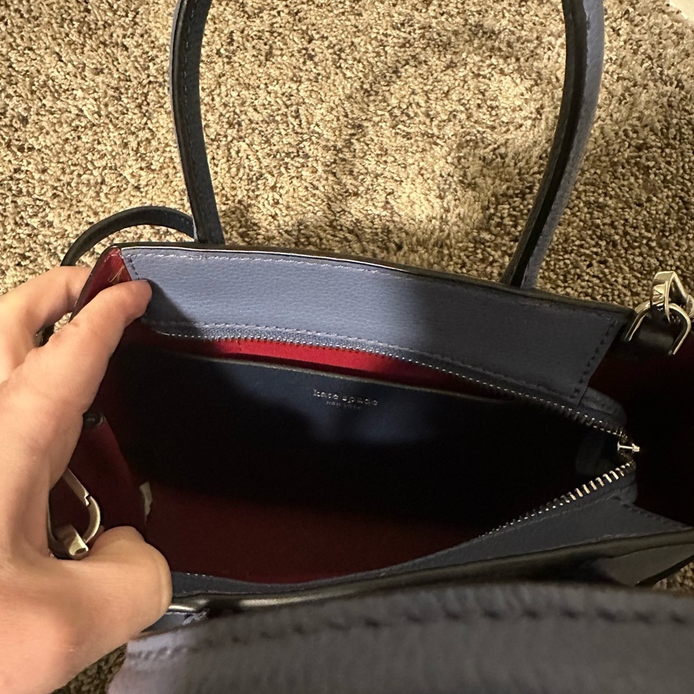 Kate Spade Blue and Navy Crossbody Bag - Picture 3 of 3